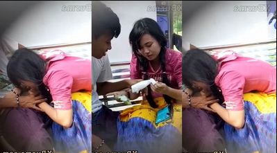 ဘဲကို စုပ်ပေး နေတာ လေး ချောင်း ရိုက်