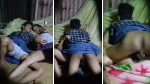 ဘေးခန်းက လင်မယားလိုးနေတာ အပေါက်ကချောင်းရိုက်